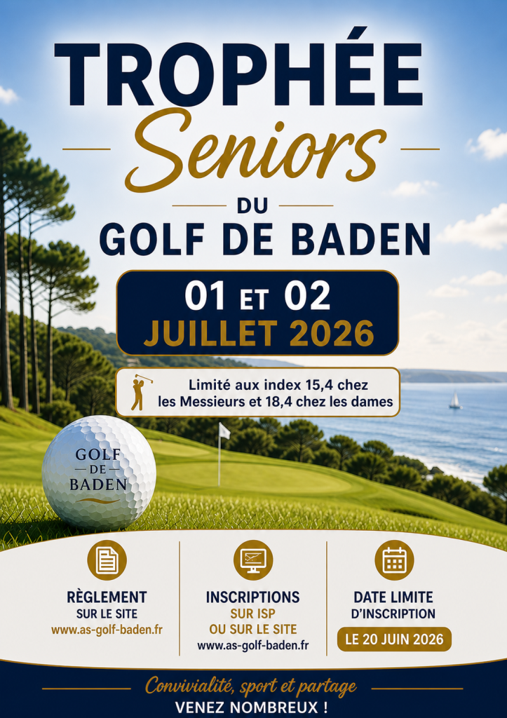 Trophée seniors du golf de Baden 2026